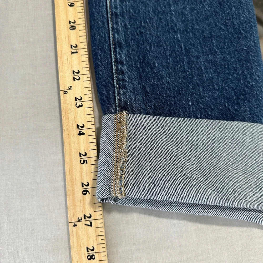 a.n.a Women's 16 Balloon Jean Blue High Rise Tapered Leg Dark Wash Y2K  NEW